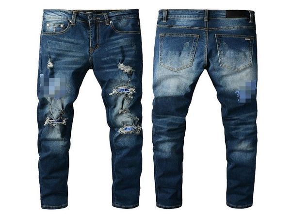 casual pencil pants mens jeans amr dark blue trousers streetwear striped patch hole jean for men stretch slim feet6331747
casual pencil pants mens jeans amr dark blue trousers streetwear striped patch hole jean for men stretch slim feet6331747