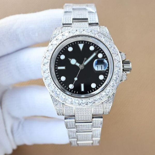 diamond watch 42mm mens watch automatic mechanical watch waterproof fashion business wristwatch montre de luxe watches for men--02, Slivery;brown
diamond watch 42mm mens watch automatic mechanical watch waterproof fashion business wristwatch montre de luxe watches for men--02, Slivery;brown