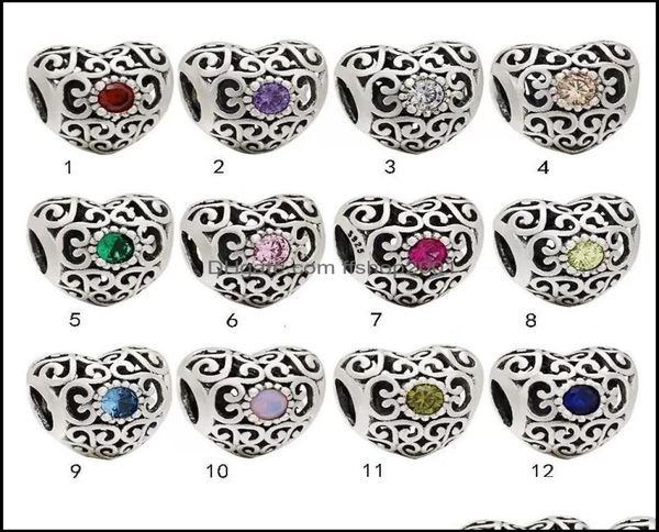 charms jewelry findings components 100 925 sterling sier hollow birthstone heart charm fit original european bracelet fashion w8276765, Bronze;silver
charms jewelry findings components 100 925 sterling sier hollow birthstone heart charm fit original european bracelet fashion w8276765, Bronze;silver