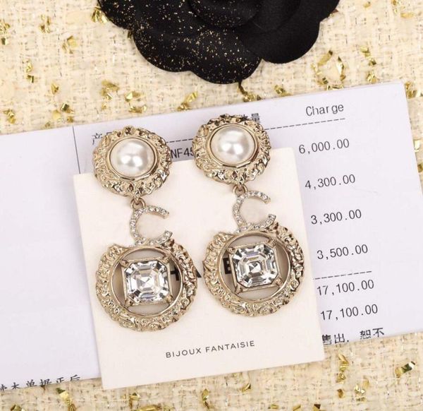 2022 charm dangle drop earring with diamond and crystal in 18k gold plated for women wedding jewelry gift have box sta3847048, Golden
2022 charm dangle drop earring with diamond and crystal in 18k gold plated for women wedding jewelry gift have box sta3847048, Golden