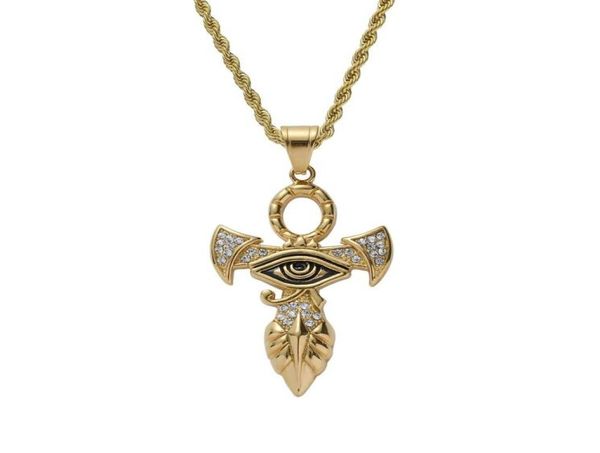 hip hop horus eye pendant necklaces for men women luxury ankh cross pendant stainless steel gold hrus egyptian style necklace jewe2181969, Silver
hip hop horus eye pendant necklaces for men women luxury ankh cross pendant stainless steel gold hrus egyptian style necklace jewe2181969, Silver