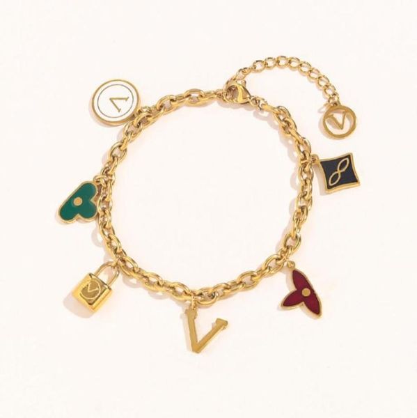 2022 new fashionable classic bracelets women bangle multicolor 18k gold plated faux pendant stainless steel love gift wristband cu2164934, Black
2022 new fashionable classic bracelets women bangle multicolor 18k gold plated faux pendant stainless steel love gift wristband cu2164934, Black
