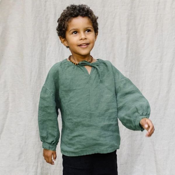 kids shirts spring boys' cotton and linen shirt japanese casual loose long sleeved baby girls' blouse retro children's clothi, White;black
kids shirts spring boys' cotton and linen shirt japanese casual loose long sleeved baby girls' blouse retro children's clothi, White;black