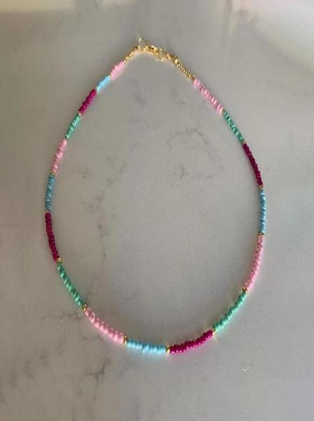 chokers bohemian colorful bead necklace for woman charm beaded chain exquisite accessories gift fashion jewelry simple allmatch27517611, Golden;silver
chokers bohemian colorful bead necklace for woman charm beaded chain exquisite accessories gift fashion jewelry simple allmatch27517611, Golden;silver