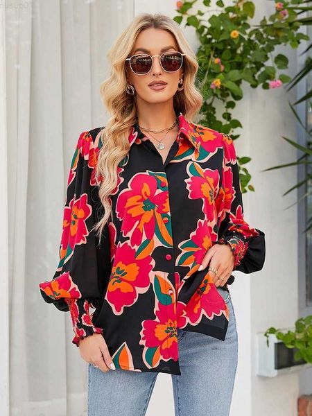 women's blouses shirts autumn print office work lady shirts turn down collar long sleeve loose streetwear plus size causal women blouse, White
women's blouses shirts autumn print office work lady shirts turn down collar long sleeve loose streetwear plus size causal women blouse, White