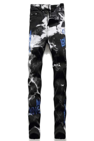 jeans for men printing embroidered pants homme slim denim trousers biker male straight casual designer comfortable x03108258, Blue
jeans for men printing embroidered pants homme slim denim trousers biker male straight casual designer comfortable x03108258, Blue