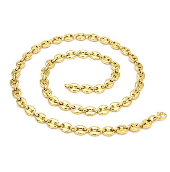coffee beans link chain 74mm necklace for men stainless steel rope link chain necklaces fashion hip hop men jewelry7689474, Silver
coffee beans link chain 74mm necklace for men stainless steel rope link chain necklaces fashion hip hop men jewelry7689474, Silver