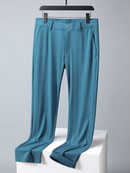 men s pants summer men long breathable stretched spandex nylon slim thin chinos male business formal straight suit trousers 230711, Black
men s pants summer men long breathable stretched spandex nylon slim thin chinos male business formal straight suit trousers 230711, Black