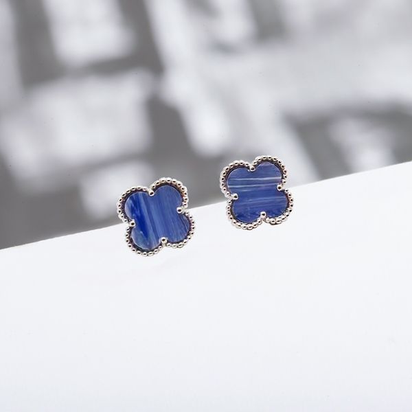 designer earrings for woman stud earrings 1.0cm mini four-leaf clover full flower pattern with black agate white fritillary red agate malach, Golden;silver
designer earrings for woman stud earrings 1.0cm mini four-leaf clover full flower pattern with black agate white fritillary red agate malach, Golden;silver
