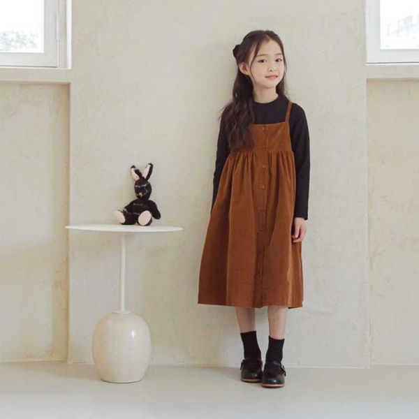 girl's dresses 2023 fall new teens midi dressteen kids corduroy dress girls cotton jumper buttons baby clothes suspenders brown #8001hk, Red;yellow
girl's dresses 2023 fall new teens midi dressteen kids corduroy dress girls cotton jumper buttons baby clothes suspenders brown #8001hk, Red;yellow
