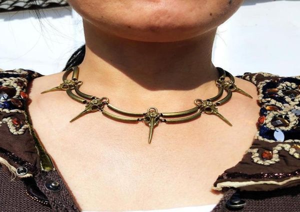 vintage gothic the wizard magic bird skull necklace women pendant personality choker necklace bijoux femme accesorios mujer17943603, Silver
vintage gothic the wizard magic bird skull necklace women pendant personality choker necklace bijoux femme accesorios mujer17943603, Silver