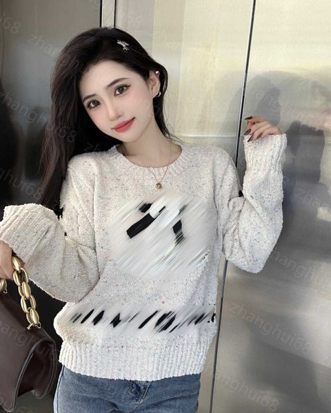 23ss womens designer clothing women sweater heavy knitting flower accessories color grain mixed wool yarn long sleeve sweater womens clothin, White;black
23ss womens designer clothing women sweater heavy knitting flower accessories color grain mixed wool yarn long sleeve sweater womens clothin, White;black