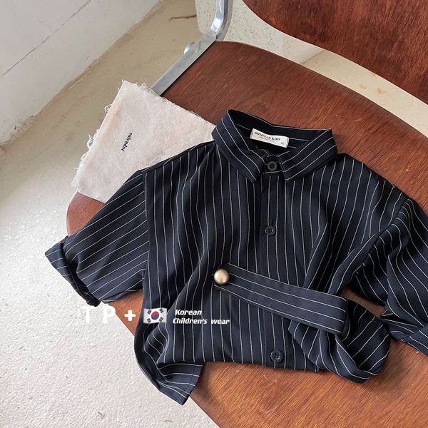 kids shirts sweet mom children's shirt spring boys and girls personality striped baby oblique buckle thin coat fashion 230711, White;black
kids shirts sweet mom children's shirt spring boys and girls personality striped baby oblique buckle thin coat fashion 230711, White;black