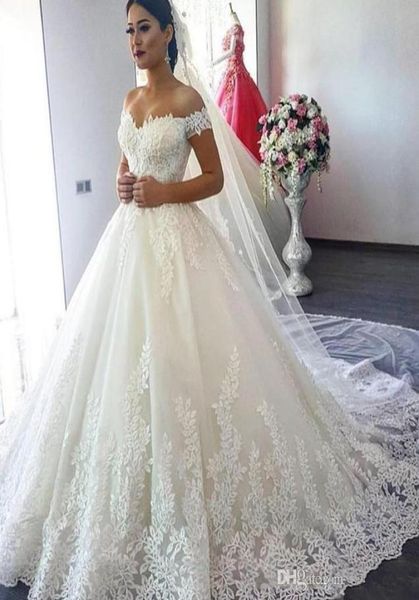 luxury lace off shoulder a line wedding dresses arabic sweetheart sheer back princess illusion applique bridal gowns robe de maria1781869, White
luxury lace off shoulder a line wedding dresses arabic sweetheart sheer back princess illusion applique bridal gowns robe de maria1781869, White