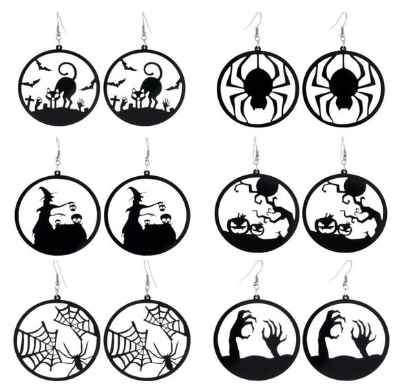halloween dangle earrings creative new horror spider pumpkin witch black cat round acrylic earring 6 styles2109570, Silver
halloween dangle earrings creative new horror spider pumpkin witch black cat round acrylic earring 6 styles2109570, Silver
