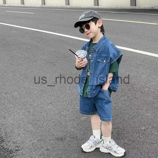 clothing sets clothing sets 2023 summer denim baby boys shirts and shorts 2pcs loose outfit cool daily kids suits children x0712, White
clothing sets clothing sets 2023 summer denim baby boys shirts and shorts 2pcs loose outfit cool daily kids suits children x0712, White