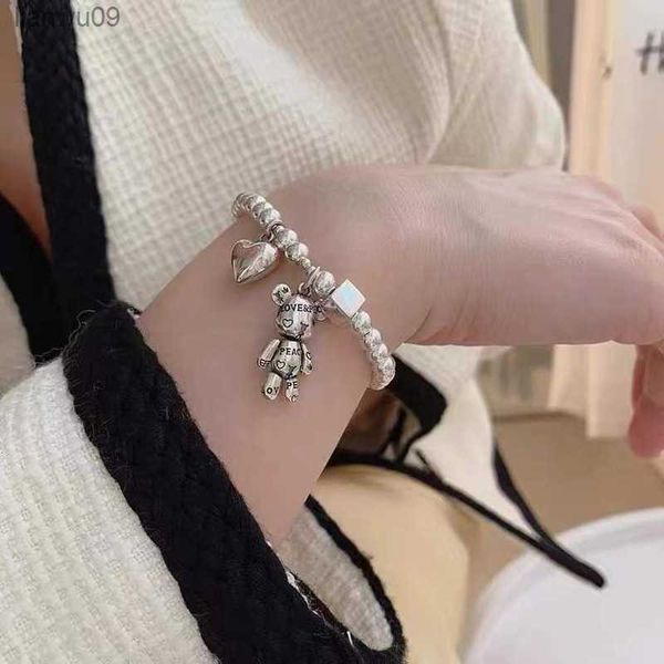 movable limbs violent bears heart cartoon charm bracelet ins trendy highend sense personality beaded bracelets fashion jewelry l230704, Black
movable limbs violent bears heart cartoon charm bracelet ins trendy highend sense personality beaded bracelets fashion jewelry l230704, Black