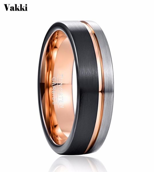 vakki men 8mm tungsten ring black rose gold wedding band engagement ring men039s party jewelry bague homme9283770, Slivery;golden
vakki men 8mm tungsten ring black rose gold wedding band engagement ring men039s party jewelry bague homme9283770, Slivery;golden
