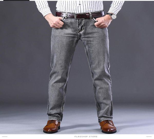 men039s jeans man cotton slim elastic fashion business trousers classic style denim pants male gray color casual 2022 autumn6478530, Blue
men039s jeans man cotton slim elastic fashion business trousers classic style denim pants male gray color casual 2022 autumn6478530, Blue