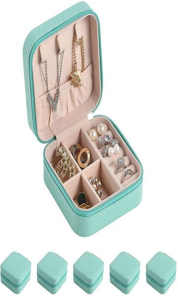 light blue mini jewelry box for earrings travel women necklace storage gift boxes portable girls jewellery ring bracelet organizer6323563, Black;white
light blue mini jewelry box for earrings travel women necklace storage gift boxes portable girls jewellery ring bracelet organizer6323563, Black;white