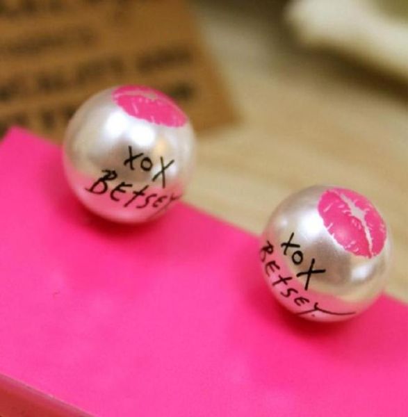 25pairslot women girls fashion jewelry round faux pearl red lip printed ear stud earrings 2x mhm23414650149643156, Golden;silver
25pairslot women girls fashion jewelry round faux pearl red lip printed ear stud earrings 2x mhm23414650149643156, Golden;silver