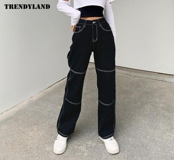 women039s jeans woman high waist pockets patchwork baggy fashion streetwear cotton denim trouser loose cargo pants korean8996556, Blue
women039s jeans woman high waist pockets patchwork baggy fashion streetwear cotton denim trouser loose cargo pants korean8996556, Blue