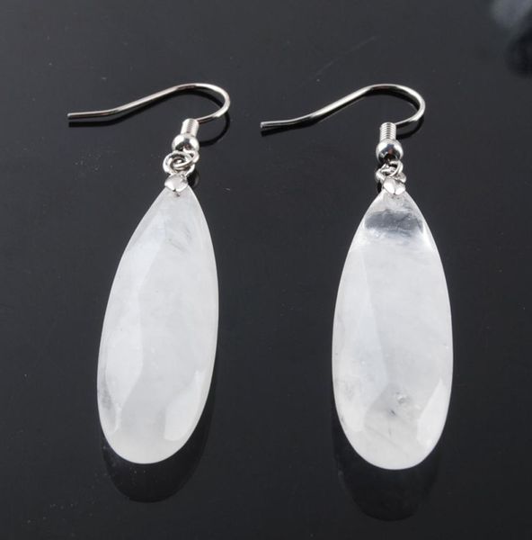 wojiaer white crystal dangle hook earrings reiki natural gem stone beads drop earring vintage faceted polygon for female jewelry r5996918, Silver
wojiaer white crystal dangle hook earrings reiki natural gem stone beads drop earring vintage faceted polygon for female jewelry r5996918, Silver