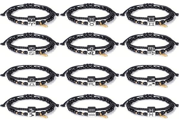 2pcsset 12 zodiac bracelet beaded strands handmade rope braided couple bracelets friendship jewelry2994660, Black
2pcsset 12 zodiac bracelet beaded strands handmade rope braided couple bracelets friendship jewelry2994660, Black