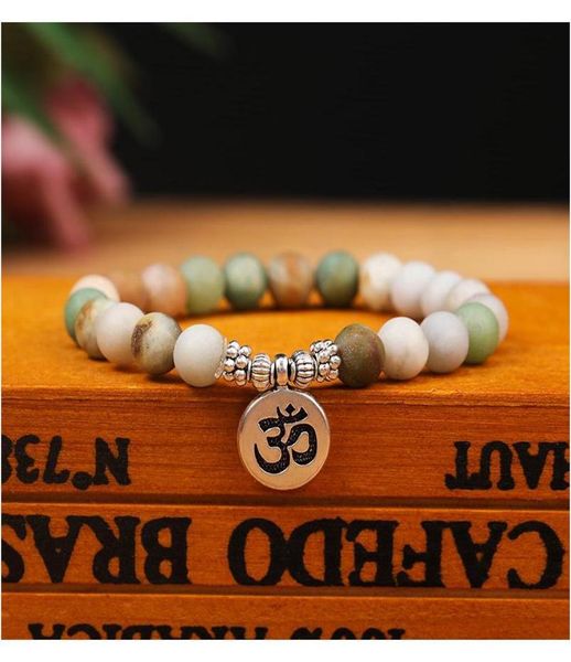 8mm matte amazonite stone strand bracelet yoga chakra mala bracelet om lotus women men beaded charm bracelet handmade jewelry tqg87793065, Black
8mm matte amazonite stone strand bracelet yoga chakra mala bracelet om lotus women men beaded charm bracelet handmade jewelry tqg87793065, Black