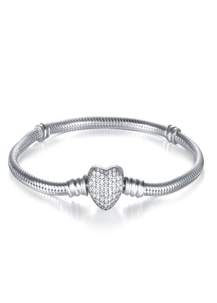 new european bracelet with crystal pave heart clasp authentic 925 sterling silver bracelets for women jewelry diy jewelry accessories3283259, Golden;silver
new european bracelet with crystal pave heart clasp authentic 925 sterling silver bracelets for women jewelry diy jewelry accessories3283259, Golden;silver