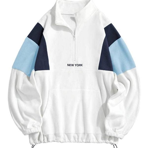 men s hoodies sweatshirts hoodie for men fluffy polar fleece york embroidery turtleneck pullover color block zipper sweats 230711, Black
men s hoodies sweatshirts hoodie for men fluffy polar fleece york embroidery turtleneck pullover color block zipper sweats 230711, Black