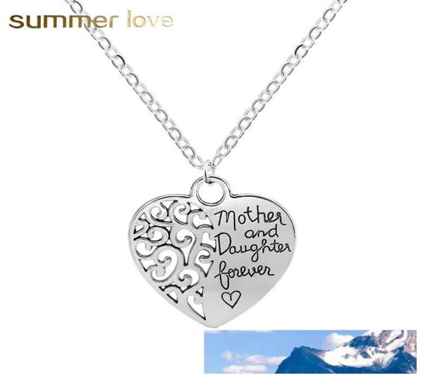 heart shape mom and daughter pendants necklace for women adjustable silver plating hollow chain necklace jewelry gift7419144
heart shape mom and daughter pendants necklace for women adjustable silver plating hollow chain necklace jewelry gift7419144