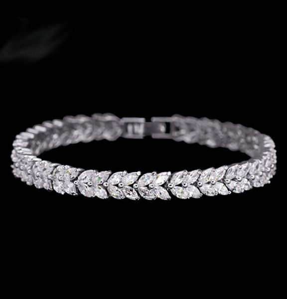 latest wheat design tennis bracelet bangle for women female bracelet bangle with marquise cut cubic zirconia stone4036236, Black
latest wheat design tennis bracelet bangle for women female bracelet bangle with marquise cut cubic zirconia stone4036236, Black
