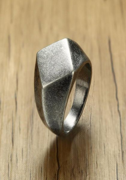 men039s quadrangle flatsignet ring for men jewelry stainless steel vintage oxidation gray male jewellery jewels3489375, Silver
men039s quadrangle flatsignet ring for men jewelry stainless steel vintage oxidation gray male jewellery jewels3489375, Silver