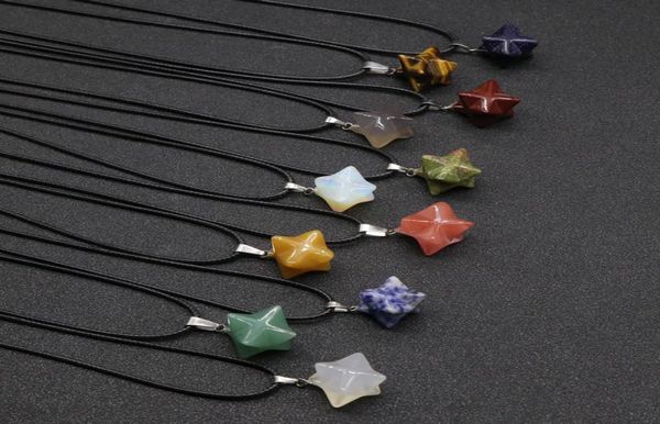 natural stones star necklaces women 3d crystal quartz tiger eye agate pendulum pendant necklace black wax rope chain fashion men c6406311, Silver
natural stones star necklaces women 3d crystal quartz tiger eye agate pendulum pendant necklace black wax rope chain fashion men c6406311, Silver