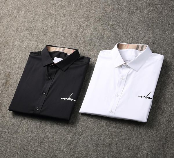 men039s dress shirt flex collar slim fit long sleeve shirts designer brand plaid pattern letters print 2023 spring autumn casua7511821, White;black
men039s dress shirt flex collar slim fit long sleeve shirts designer brand plaid pattern letters print 2023 spring autumn casua7511821, White;black