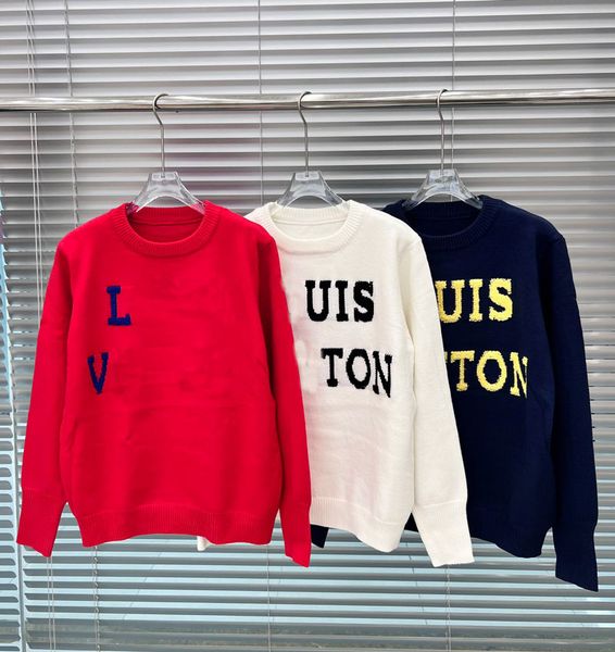 

Fashion Brand Sweaters Womens Designer Sweater New Streetwear Hip Hop Knits Top Men Women Letter Pattern Sweatshirts Asian Size