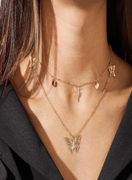 vintage simple multilayer pendant hollow butterfly necklace for women charm choker necklaces boho fashion jewelry gift4284576, Silver
vintage simple multilayer pendant hollow butterfly necklace for women charm choker necklaces boho fashion jewelry gift4284576, Silver