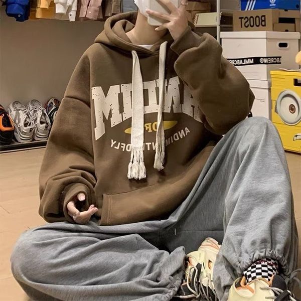 men's hoodies sweatshirts hooded sweater for men and women 2023 spring autumn season plush american retro loose print letter hoodie y2k, Black
men's hoodies sweatshirts hooded sweater for men and women 2023 spring autumn season plush american retro loose print letter hoodie y2k, Black