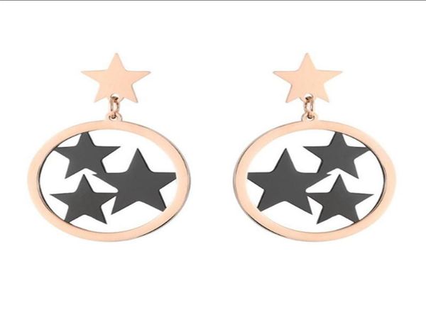 stud 316l stainless steel hollow round four gold black star earrings titanium female rose no fade8243870, Golden;silver
stud 316l stainless steel hollow round four gold black star earrings titanium female rose no fade8243870, Golden;silver