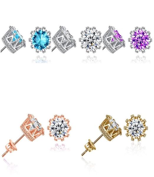 fashion novelty new crystal gold crown earings women rose gold zircon stud earrngs female silver jewelry wedding gifts for girls w4568051, Golden;silver
fashion novelty new crystal gold crown earings women rose gold zircon stud earrngs female silver jewelry wedding gifts for girls w4568051, Golden;silver