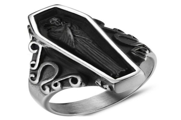 vintage men stainless steel ring portrait vampire coffin ghost gothic punk for male boyfriend gift9894715, Silver
vintage men stainless steel ring portrait vampire coffin ghost gothic punk for male boyfriend gift9894715, Silver