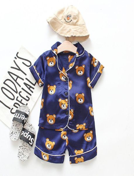 kid pajamas baby clothe girl twopiece suit for summer home wear clothing shortsleeved suit boy cute children bear cartoon print 9604248, Blue;red
kid pajamas baby clothe girl twopiece suit for summer home wear clothing shortsleeved suit boy cute children bear cartoon print 9604248, Blue;red