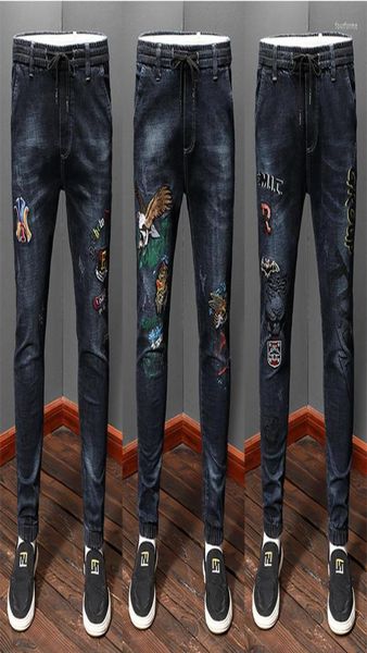 men039s jeans everyday 2022 four seasons models all year round elastic band waist embroidery youth men039s trousers5385684, Blue
men039s jeans everyday 2022 four seasons models all year round elastic band waist embroidery youth men039s trousers5385684, Blue