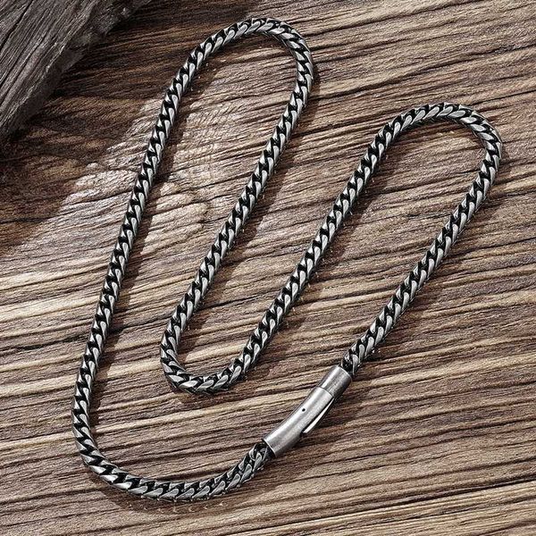 pendant necklaces mkendn vintage oxidized cool curb cuban chain necklace for men stainless steel punk rock antique cubic foxtail chain male, Silver
pendant necklaces mkendn vintage oxidized cool curb cuban chain necklace for men stainless steel punk rock antique cubic foxtail chain male, Silver