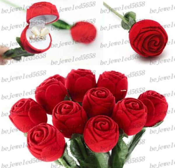 jewellery box wedding velvet boxes rose shaped ring packaging mini lovely red carrying cases for rings display box8187795, Black;white 
jewellery box wedding velvet boxes rose shaped ring packaging mini lovely red carrying cases for rings display box8187795, Black;white