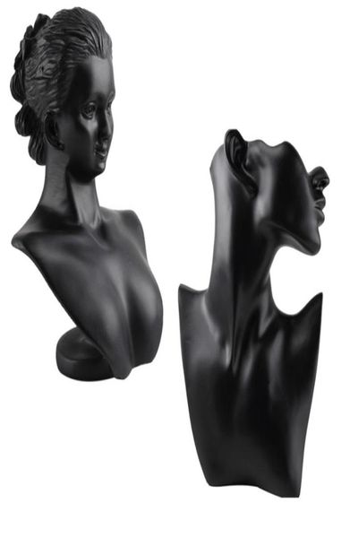 black resin material elegant female mannequin for fashion necklace pendant bust jewelry display holder jewelry store display 211114372830
black resin material elegant female mannequin for fashion necklace pendant bust jewelry display holder jewelry store display 211114372830
