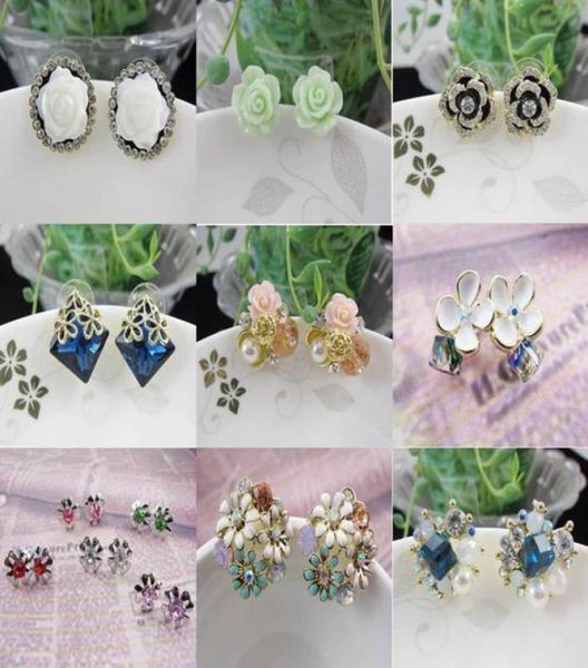 10pairslot mix style crystal fashion earrings nail stud for craft jewelry earring gift ea64555989, Golden;silver
10pairslot mix style crystal fashion earrings nail stud for craft jewelry earring gift ea64555989, Golden;silver