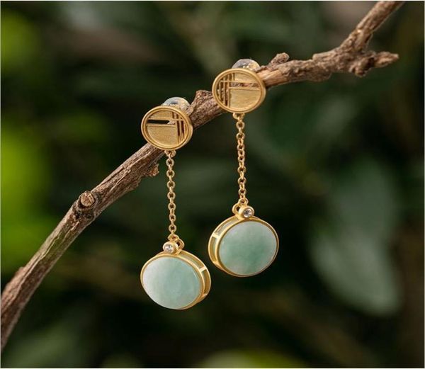 natural hetian jasper round tassel earrings chinese style retro small exquisite craftsmanship charm women039s brand silver jewe1676045
natural hetian jasper round tassel earrings chinese style retro small exquisite craftsmanship charm women039s brand silver jewe1676045