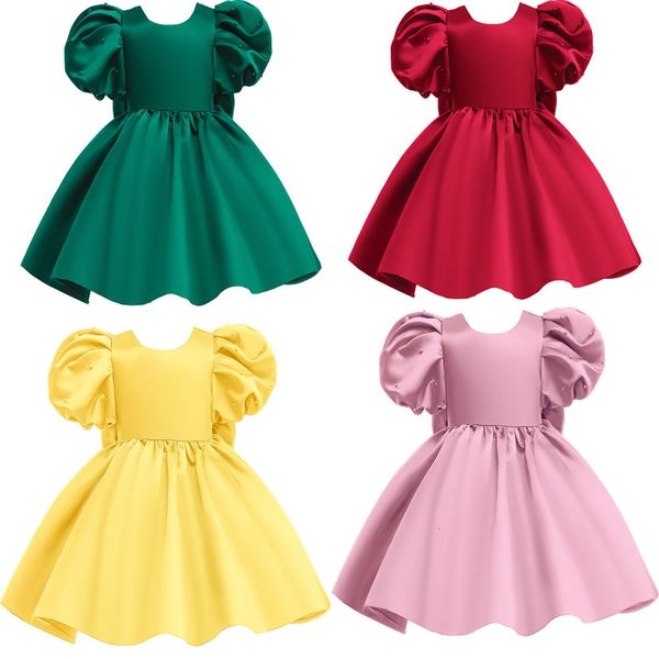 girl's dresses elegant girls flower puff sleeve dresses for weddings kids formal birthday party fairy princess cloth children tulle ves, Red;yellow
girl's dresses elegant girls flower puff sleeve dresses for weddings kids formal birthday party fairy princess cloth children tulle ves, Red;yellow